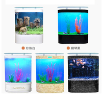 Aquarium en acrylique personnalisé, grand cube transparent en verre, avec balles avant, pour poissons, transparent, usine