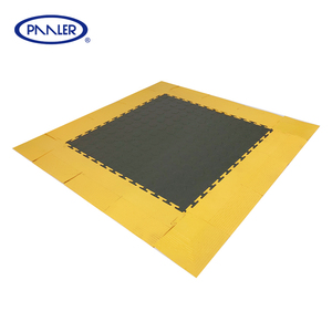 Carreaux de sol en vinyle PVC imbriqués ESD 6.5MM robustes Design moderne Utilisation d'entrepôt de garage d'atelier modulaire antidérapant - Product Image 1