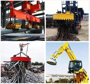 スチールスクラップ処理ラウンド形状1-10トン電磁石ショベル電磁石リフター - Product Image 4