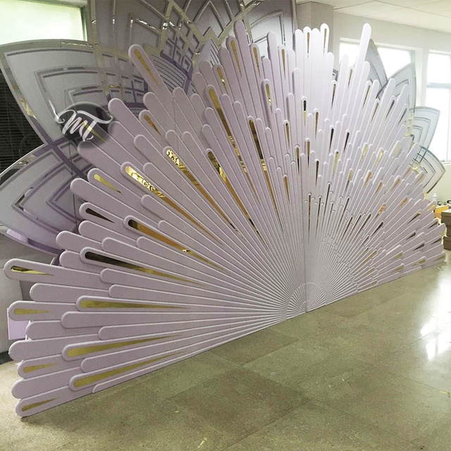 Customized New Model Pvc White Background Photography Wedding Stage Backdrop for Party Decoration