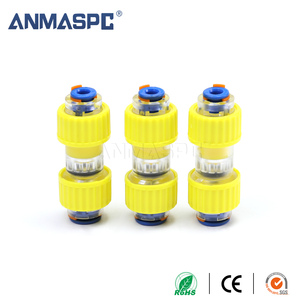 Conector hermético de gas y agua HDPE DPZA8/6mm para manguera de aire, conector de microducto, bloqueador de gas de ajuste directo - Product Image 2