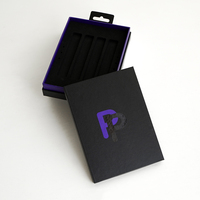Caja de embalaje vacía reciclable personalizada, caja de Embalaje Universal genérica de cartón negro para teléfono móvil