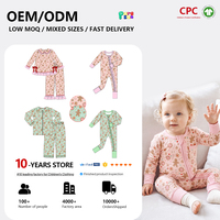 Ensembles de vêtements pour filles, fabrication OEM, vêtements de nuit en fibre de bambou pour enfants, pyjamas assortis pour la famille, pyjamas pour bébé fille, vêtements de Noël pour enfants
