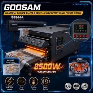 เครื่องพิมพ์อิงค์เจ็ท DTF รุ่น A1 ขนาด 60 ซม. 5 หัวพิมพ์/6 หัวพิมพ์ I1600 I3200 ความเร็วสูง สำหรับพิมพ์ภาพลงบนฟิล์มโดยตรง เครื่องพิมพ์ดิจิทัลสำหรับเสื้อผ้าและสิ่งทอ - Product Image 4
