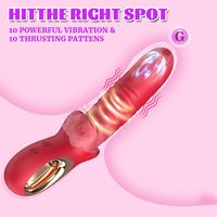 Vibromasseur 2-en-1, 10 modes, masseur du point G, jouet sexuel rechargeable pour femmes et couples