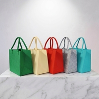 Panier de rangement portable en feutre à motif personnalisé avec poignées pour le linge et le linge sale