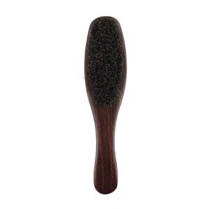 Bristle Natural Texture Custom Logo Wooden Electric Lice Comb 360 Curve Waved Men <b>Smoothing</b> Beard <b>Brush</b> Beech Combs Hair Styling - Product Image 5