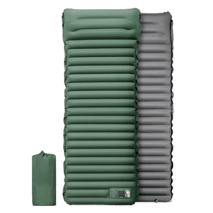 自己膨張キャンプスリーピングパッドマットTPUナイロン超軽量インフレータブル屋外スリーピングパッド枕テントマット防湿 - Product Image 1