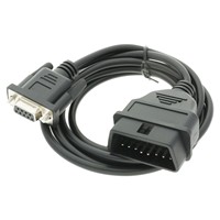 Câble de diagnostic d'extension OBD11 16pin mâle à DB9 obd pour toutes les voitures camions légers peut scanner de module de bus