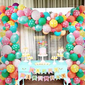 Globos para decoración de feliz cumpleaños, suministros de fiesta de cumpleaños, <span class=keywords><strong>confeti</strong></span> de oro rosa, cartel de cumpleaños, globos de estrellas - Product Image 4