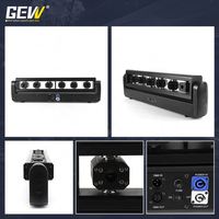 2 projecteurs laser à tête mobile RGB DMX512 à 6 yeux avec flight case pour DJ, discothèque, bar, scène