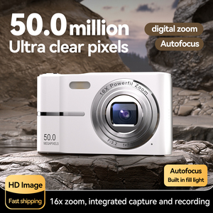 Yuniq 16X Zoom Mini điểm kỹ thuật số và chụp máy ảnh với chống rung nhỏ gọn nhỏ 4k Máy ảnh kỹ thuật số trẻ em máy ảnh nhỏ M03 <span class=keywords><strong>CCD</strong></span> - Product Image 3