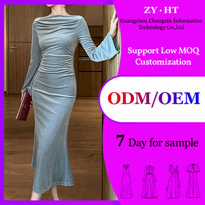 ผู้ผลิตเสื้อผ้าสตรี ZYHT 31125 <span class=keywords><strong>ชุด</strong></span>เดรสสั่งตัด <span class=keywords><strong>ชุด</strong></span>เดรสออกงาน <span class=keywords><strong>ชุด</strong></span>เดรสกำมะหยี่ทรงเข้ารูป ระบายอากาศได้ดี <span class=keywords><strong>ชุด</strong></span>ราตรียาวสำหรับผู้หญิง - Product Image 5