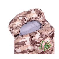 Sac de couchage tactique personnalisé, imperméable, coupe-vent, thermique, Ripstop, camouflage, équipement de camping pliable pour le camping en plein air, les aventures sur le terrain