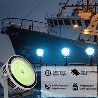 Lampe de pêche à LED personnalisée 500W 800W 1000W 1200W Lampe de pêche à LED bleue verte pour attirer les poissons dans les profondeurs de l'océan