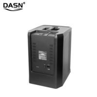 Sistema de PA con Subwoofer de 12 Pulgadas DASN B15, Altavoz de Columna Profesional Activo para Interiores y Exteriores, Escenario, Fiestas y DJ, 4000W de Potencia Pico y 1000W RMS