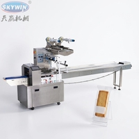 Machine d'emballage horizontale automatique à soufflet thermosoudé 3 côtés pour l'emballage de coussins et la scellage de sacs plastiques