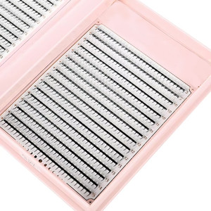 Anrolash 960 pièces <span class=keywords><strong>Extensions</strong></span> <span class=keywords><strong>de</strong></span> <span class=keywords><strong>cils</strong></span> <span class=keywords><strong>de</strong></span> haute qualité, aspect naturel noir, 4D, bouquets pré-faits, <span class=keywords><strong>cils</strong></span> en éventail, volume russe, PBT, bas - Product Image 3