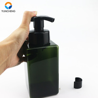 Bouteille de lavage des mains 250/450ml sans Bpa, mousse carrée pour savon et mousse de nettoyage, bouteille avec pompe, PETG en plastique pour animaux domestiques