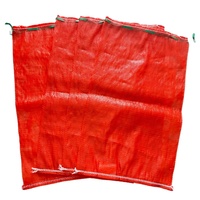 Herbruikbare geventileerde op maat gemaakte groothandels PP-mesh zakken met trekkoord (5kg, 10kg, 25kg, 50kg) voor uien, knoflook, aardappelen en andere producten.