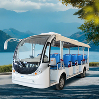 Voiture d'autobus touristique électrique 14 places Navette électrique Voiture d'autobus touristique électrique