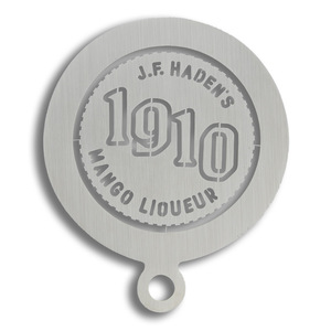 แม่พิมพ์ฝุ่นกาแฟทรงกลมขนาดเส้นผ่านศูนย์กลาง 100 มม. สำหรับออกแบบโลโก้ เครื่องมือศิลปะกาแฟ - Product Image 2