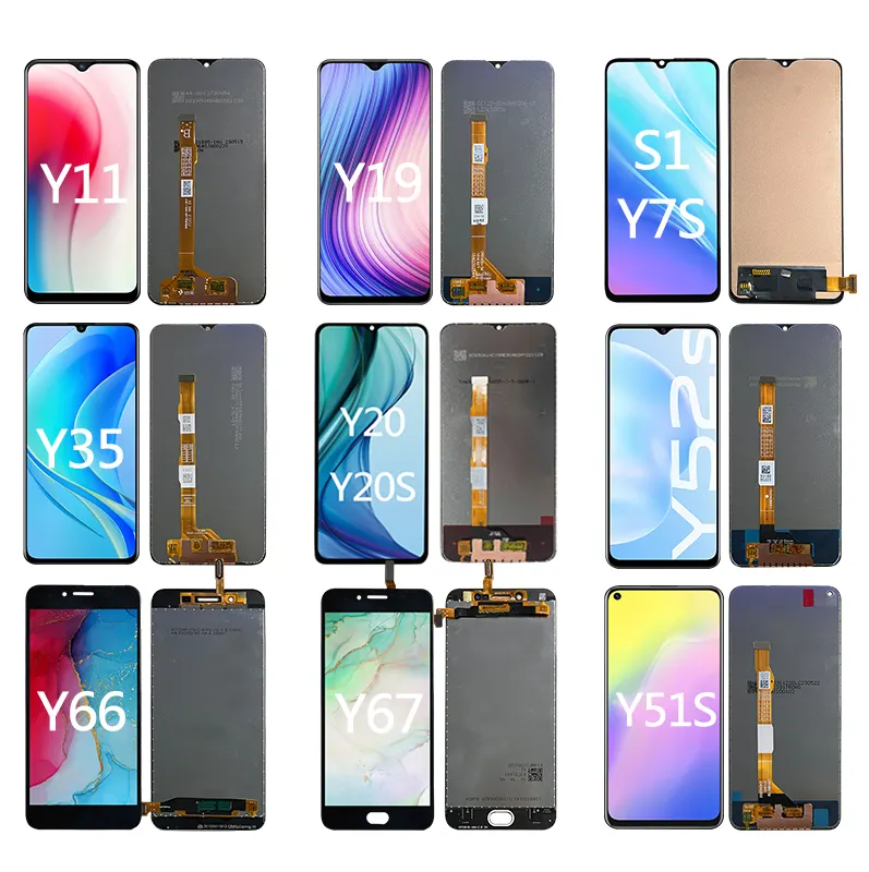 Touch screen Lcd di assemblaggio all'ingrosso per Vivo Y91 Y20 Y12 Y19 Y81 X50 visualizza LCD per telefoni cellulari per OPPO A3S A5S A5 2020 A57 Lcd