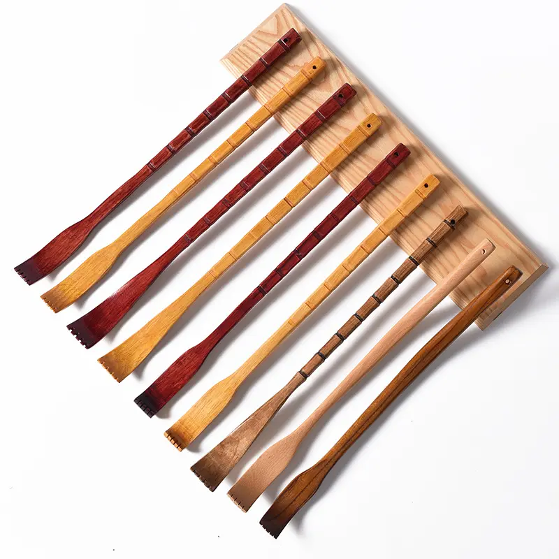 Hot Selling Eco-Friendly Natural Wooden Back Scratcher Multifunction Bamboo Body Massager