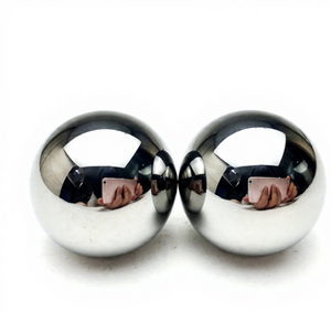 304 Stainless Steel Hollow Sphere - Polished Silver Decorative <strong>Ball</strong> for Garden &amp; Interior Design - Product Image 1