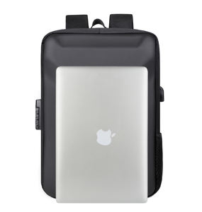 कस्टम पुरुषों के स्टाइलिश व्यावहारिक एंटी-चोरी लैपटॉप बैकपैक वाटरप्रूफ यूएसबी पोर्ट टिकाऊ ऑक्फोर्ड पॉलिएस्टर अस्तर जिपर - Product Image 3