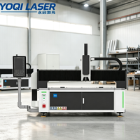 Máquina de Corte Láser de Fibra de 3 Ejes de Plataforma Única YOQI X1, 1.5KW, Refrigeración por Agua, CNC, para Chapa Metálica, Nueva