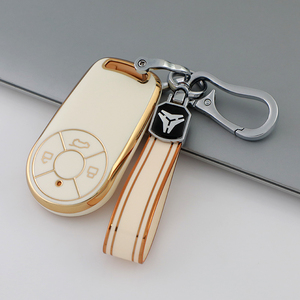 Coque de protection pour clé de voiture en TPU souple de qualité supérieure pour ORA Es11 Good Cat R1 R2 Baimao <span class=keywords><strong>IQ5</strong></span> EV porte-clés porte-clés sac accessoires usine - Product Image 4