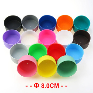 Coperchio inferiore della tazza protettiva in Silicone da 8cm coperchio della bottiglia inferiore in gomma per tazza d'acqua isolata antiscivolo per boccetta termica sottovuoto - Product Image 3