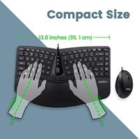 Clavier et souris sans fil 2,4 G de haute qualité, design fin, pour ordinateur portable, ensemble clavier et souris pour ordinateur portable