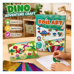 Kit d'autocollants holographiques Aventure Spatiale : Motifs Planètes et Fusées – Jouet Créatif Sans Détresse pour Enfants de Quatre Ans et Plus - Product Image 3