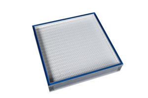 Industrial H14 Medical Cleanroom Gel Seal HEPA Filtro Novo Vazamento Livre Purificador De Ar De Aço Inoxidável com Caixa Terminal De Ar - Product Image 3