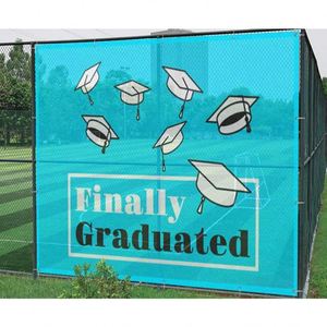 Promotion Custom Advertising <b>Flags</b> Banners PVC Vinyl Fabric Polyester Fence Mesh Banner - Product Image 2
