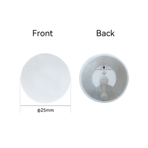 Tùy chỉnh Mini RFID <span class=keywords><strong>PVC</strong></span> <span class=keywords><strong>tag</strong></span> 15 mét Ntag215 216 <span class=keywords><strong>NFC</strong></span> Nhãn dán nhãn Vòng - Product Image 2