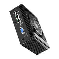 Mini PC Industrial Robusto sin Ventilador, Intel I3 1215U, 2*Realtek RTL8111H, Ethernet Gateway, RS232/RS485, GPIO, 4G LTE, IoT, Computadora Linux