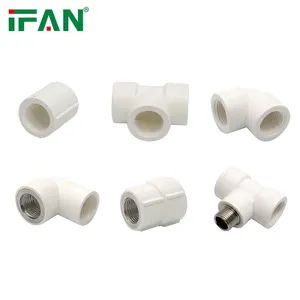 IFAN Factory Pvc Pipe Fittings Elbow Tee Upvc Tubing And Fitting Pvc Fittings for Plumbing