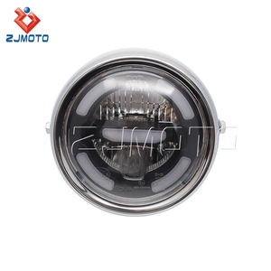 Phare à LED avec feux de route et feux de croisement pour Honda CG125 Harley <span class=keywords><strong>Chopper</strong></span> Bobber Cafe Racer - Product Image 4