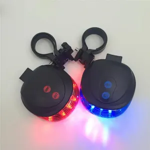 Mountain Bike <b>Bicycle</b> Laser Taillight Waterproof Line Laser Taillight Starry Safety Warning Taillight Lasers 5LED - Product Image 3