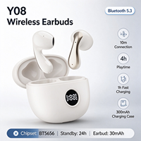 Écouteurs TWS Privés 2027, Écouteurs sans Fil BT V5.3 Semi intra-auriculaires Type C, Écouteurs de Jeu TWS à Bas Prix avec Logo Personnalisé