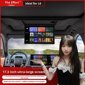 Trendy Elf L6 24-25 Modèle <span class=keywords><strong>TV</strong></span> Écran de divertissement de siège arrière électrique avec USB GPS Android Auto Écran partagé 17.3 pouces DSP Stéréo - Product Image 2