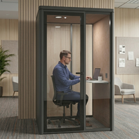 Cabine téléphonique acoustique Flexspace Office, nouvelle cabine de bureau portable insonorisée, cabine de travail intérieure pour l'intimité