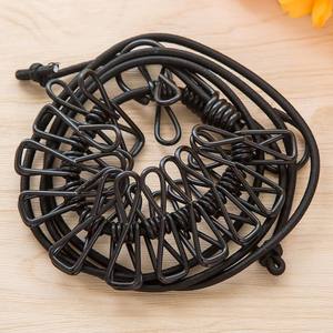 <span class=keywords><strong>Tendedero</strong></span> retráctil portátil <span class=keywords><strong>con</strong></span> clip, 12 <span class=keywords><strong>pinzas</strong></span>, clip de tela a prueba de viento - Product Image 6