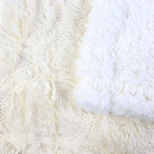 Couverture de lit en <span class=keywords><strong>fausse</strong></span> <span class=keywords><strong>fourrure</strong></span>, <span class=keywords><strong>plaid</strong></span> Super doux et chaud, ouverture inversée avec le dos sherpa <span class=keywords><strong>blanc</strong></span>, nouvelle collection - Product Image 5