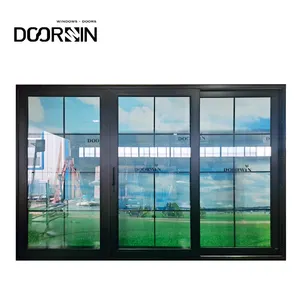Doorwin Factory's Modern Style New Soundproof Casement Aluminium Windows Aluminum Alloy Frame