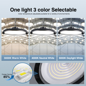 High Quality Industrial <b>Led</b> High Bay <b>Light</b> 100w 150w 200w <b>Led</b> Work <b>Light</b> Ip65 ufo High Bay <b>Lights</b> with Motion <b>Sensor</b> Dimmable - Product Image 3