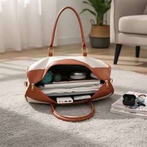 Customized Large Capacity Business Travel Storage <b>Bag</b> Canvas Zipper Closure Unisex <b>Sports</b> Gym <b>Bag</b> Boarding Tote <b>Bag</b> for <b>Outdoor</b> - Product Image 5